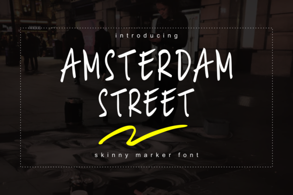 Amsterdam Street: A Display Font for Editorial Elegance