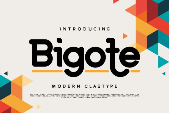 Bigote: A Charming Display Font for Creative Makers