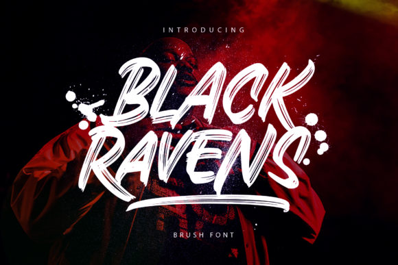 Black Ravens: A Bold Display Font for Web Design