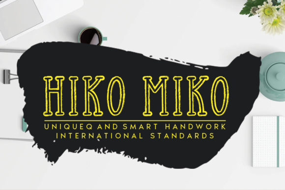 Boost Your Campaign with Hiko Miko: A Unique Display Font