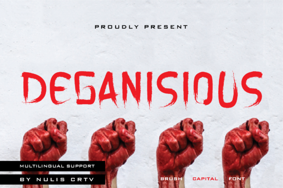 Boost Your Campaigns with Deganisious Display Font