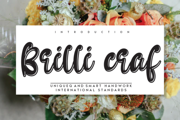 Brilli Craf: A Bold and Playful Display Font