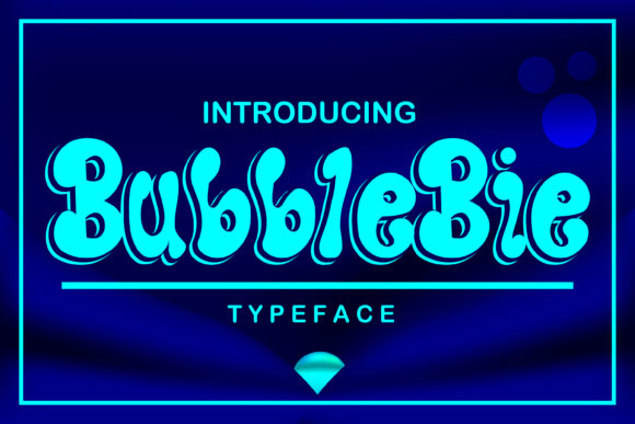 Bubblebie: A Joyful Display Font for Creative Web Design