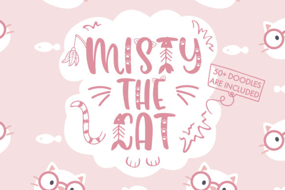 Captivate Your Audience with Misty the Cat Display Font