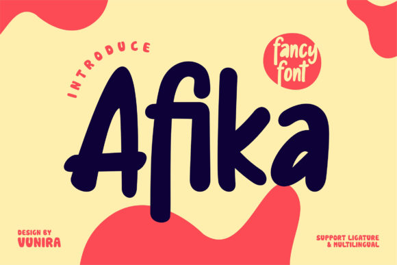 Discover Afika: A Charming Display Font for Editorial Design