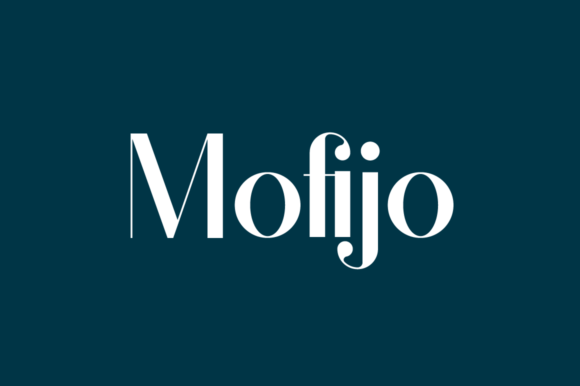 Discover Mofijo: A Premium Display Font for Web Design