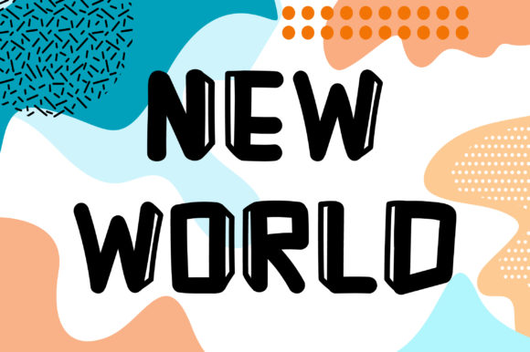 Discover New World: A Bold and Enchanting Display Font