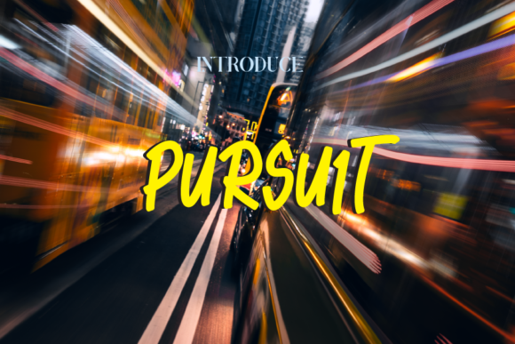 Discover Pursuit: A Vibrant Display Font for Web Design