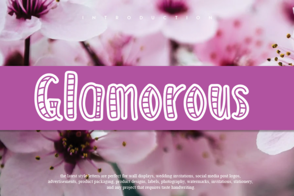 Glamorous: A Font to Elevate Your Craft Projects
