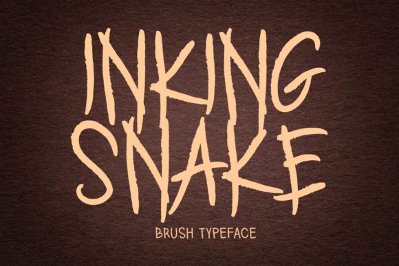 Inking Snake: A Quirky Display Font for Creative Web Design