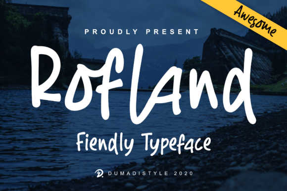 Introducing Rofland: A Charming Display Font for Editorial Design