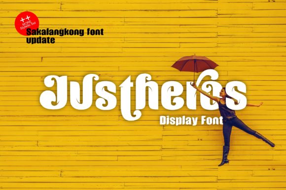 Justheros: A Unique and Elegant Display Typeface