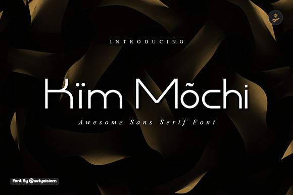 Kim Mochi: A Versatile Display Font for Creative Web Design