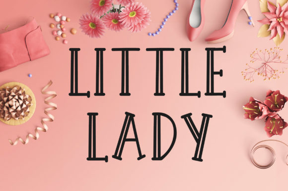 Little Lady: A Cheerful Display Font for Web Design