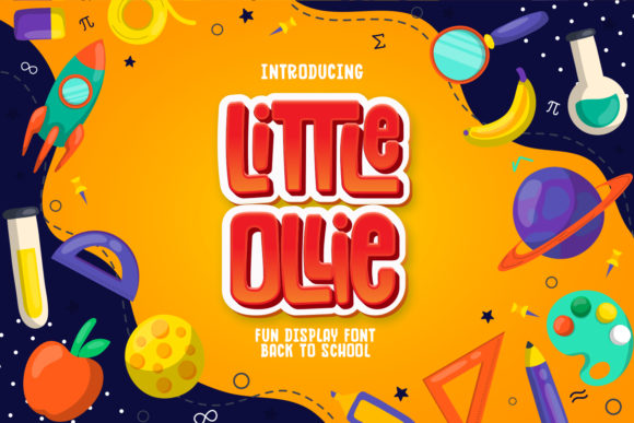 Little Ollie: A Charming Display Font for Creative Projects