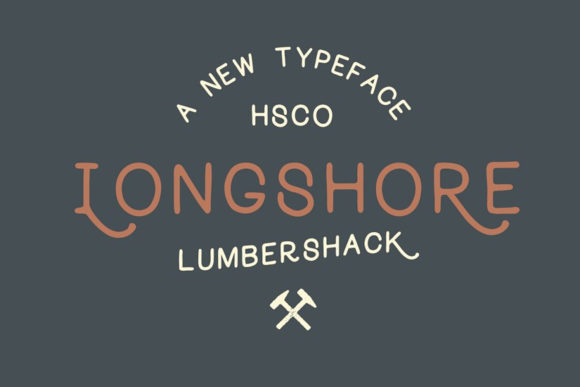 Longshore: A Bold Display Font for Creative Projects