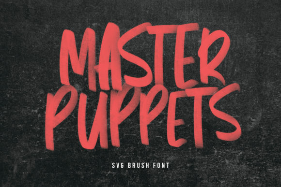 Master Puppets: A Bold and Versatile Display Font for Your Next Project
