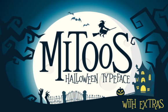 Mitoos Halloween: A Spooky yet Playful Display Font