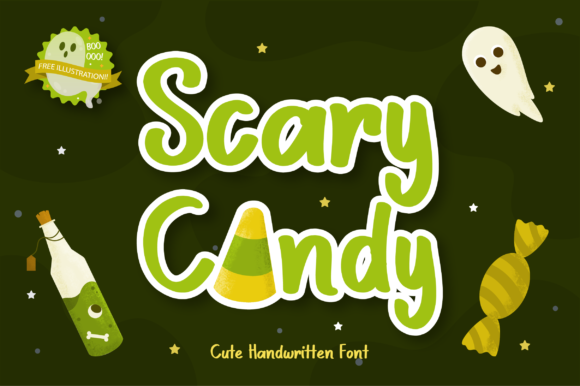 Scary Candy: A Friendly Display Font for Web Design