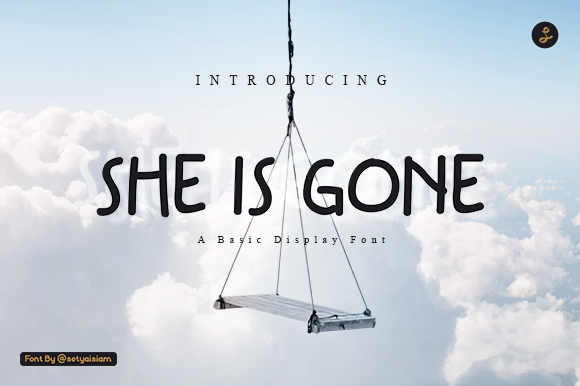 She is Gone: A Versatile Display Font for Engaging Campaigns