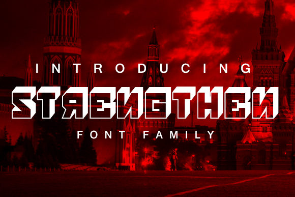Strengthen: A Bold and Authentic Display Font for Editorial Design