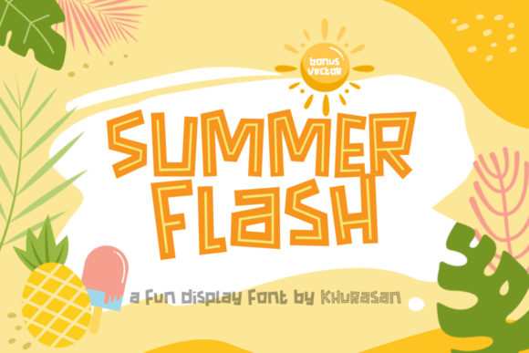 Summer Flash: A Friendly and Unique Display Font