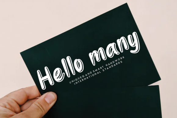 Transform Your Brand with Hello Many: A Versatile Display Font
