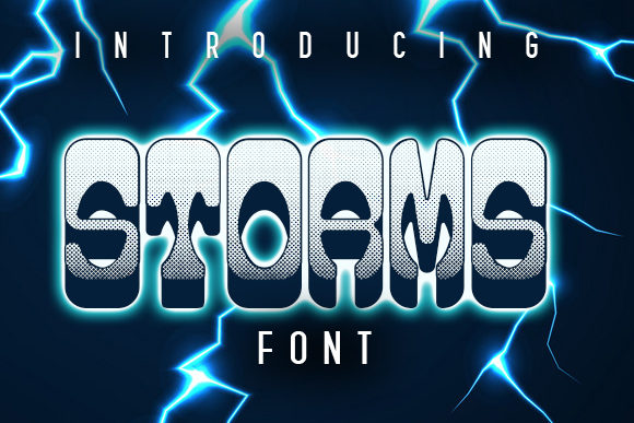 Unleash Creativity with Storms: A Bold Display Font